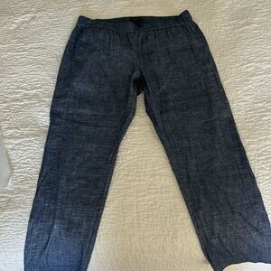 Theory elastic waist pants